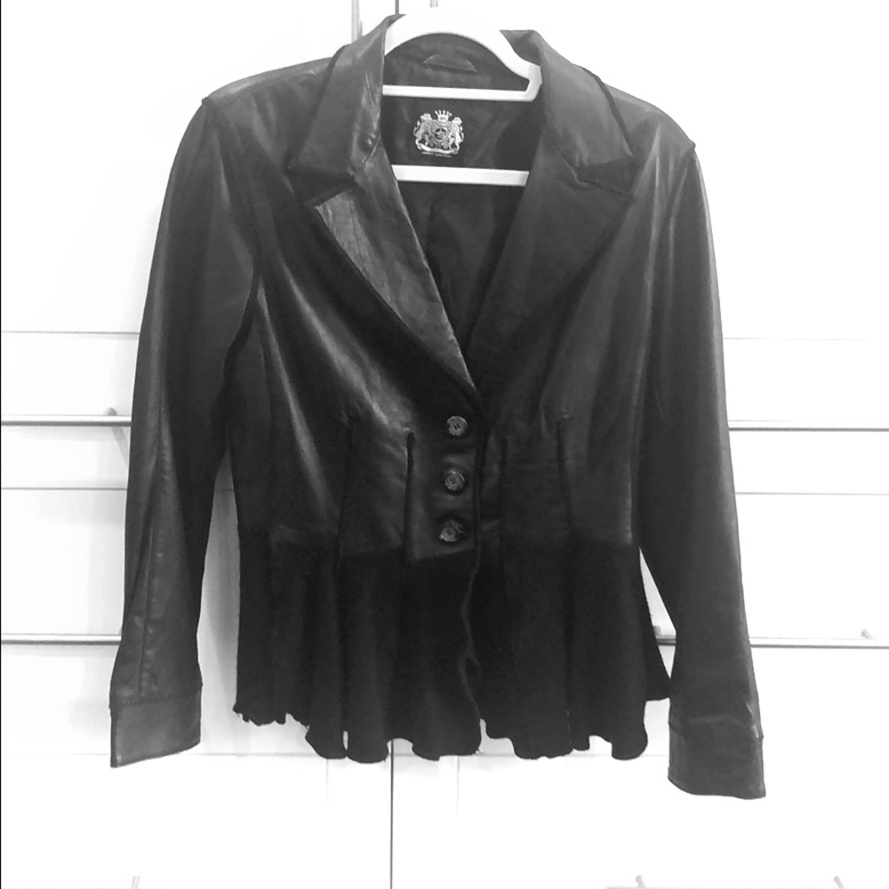 Leather Blazer